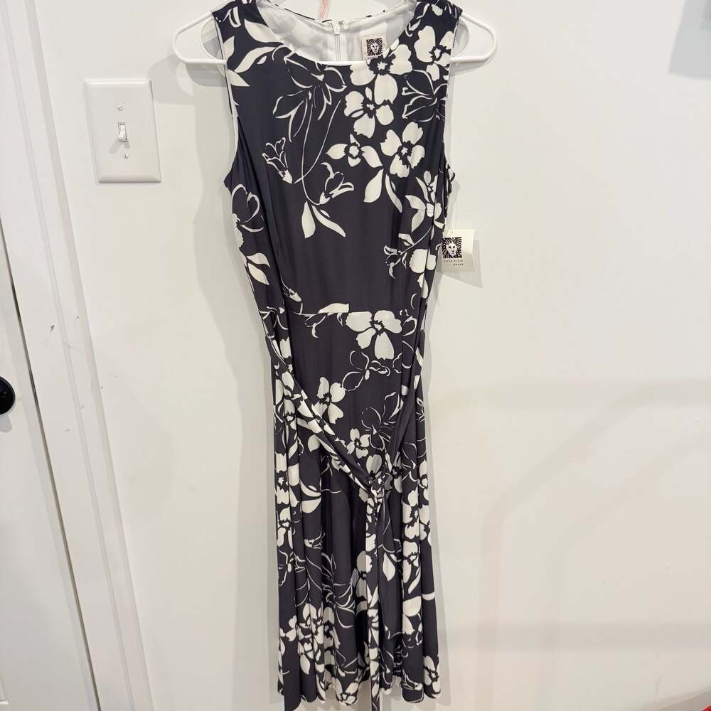 Anne Klein Navy & White Dress AK Anne Klein